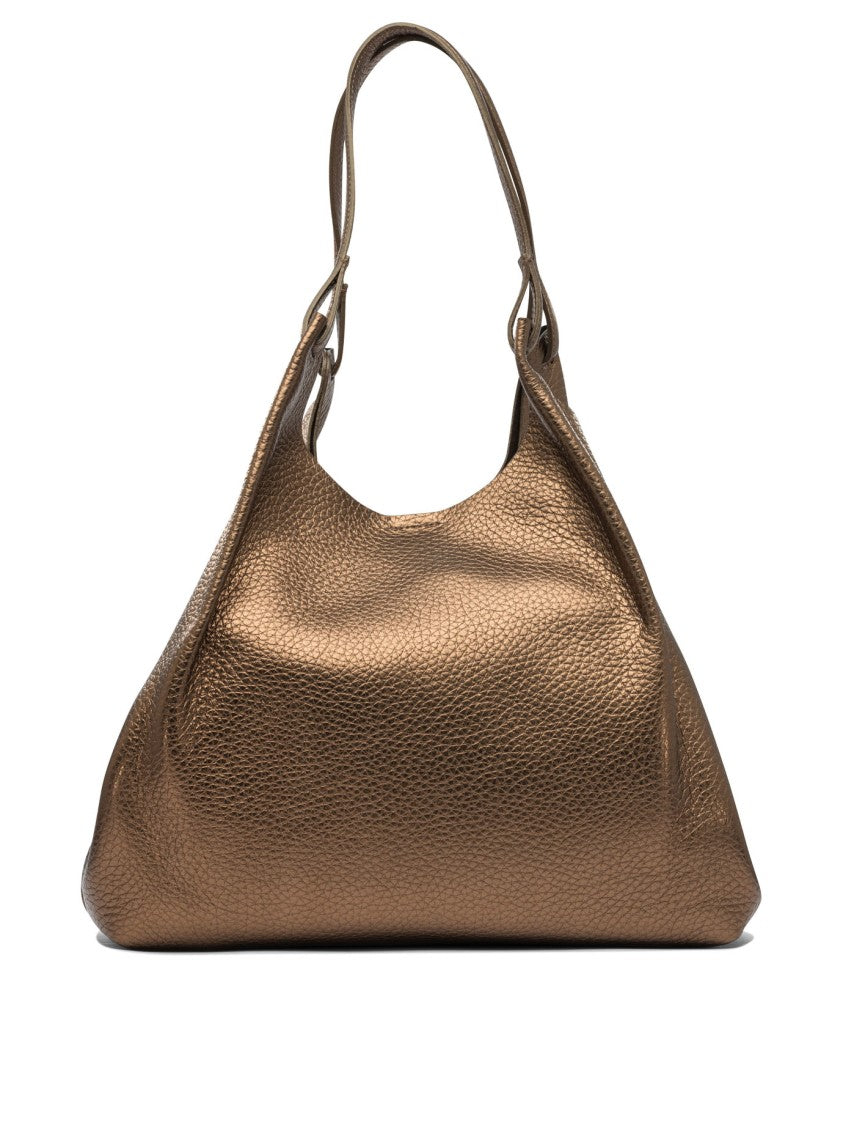 Gianni Chiarini Bronze Leather Shoulder Bag