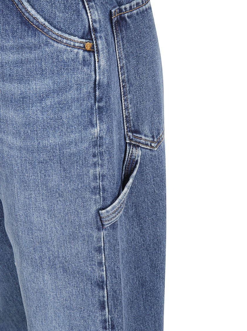 Chloé Mid-Rise Straight Leg Jeans