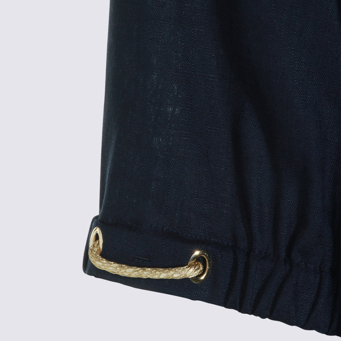 Herno Classic Navy Shirt With Elbow-Length Sleeves