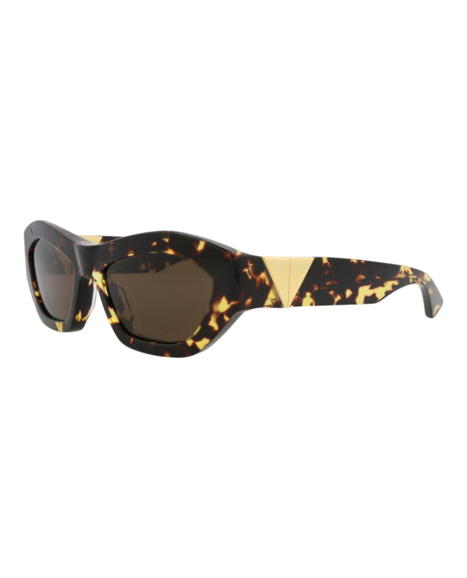 Bottega Veneta Round-Frame Recycled Acetate Sunglasses
