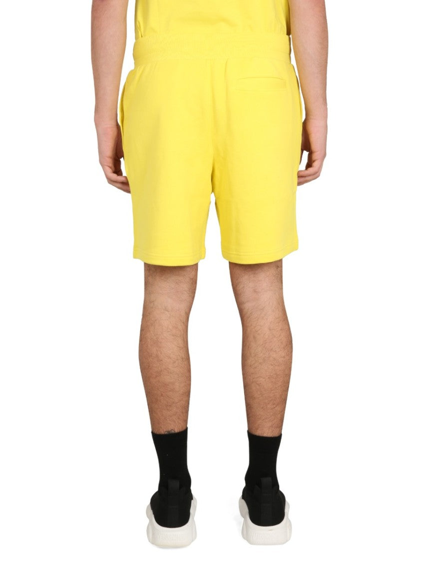 Moschino Yellow Bermuda Shorts