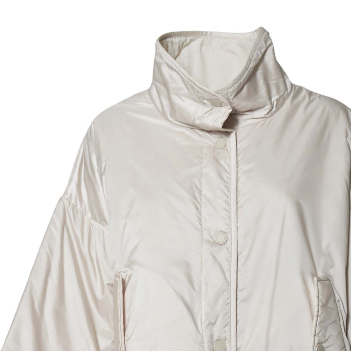 Max Mara Relaxed Oversized Jacket With High Collar