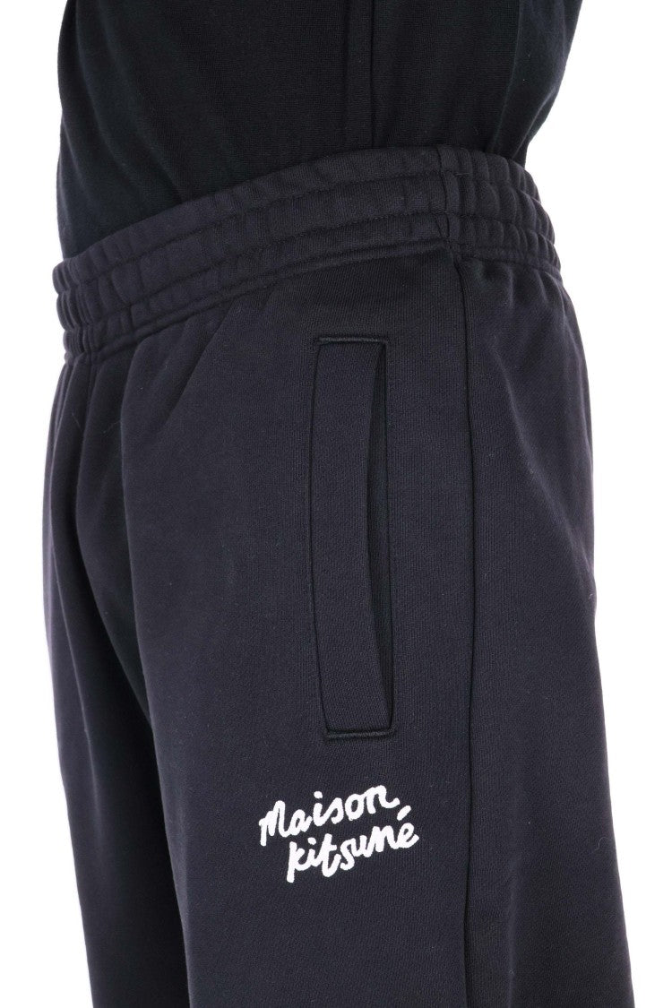 Maison Kitsuné Cotton Sweatpants With Logo