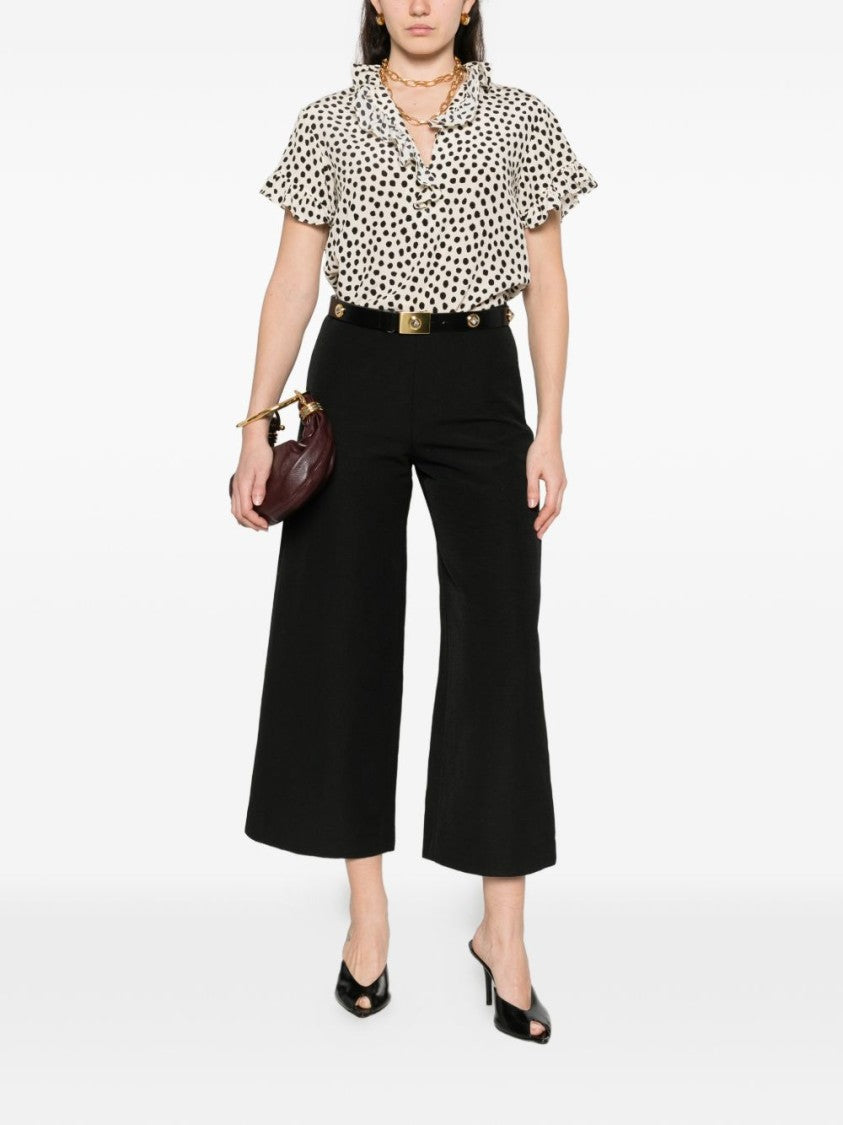 Chloé Silk Blouse With Ruffled Collar