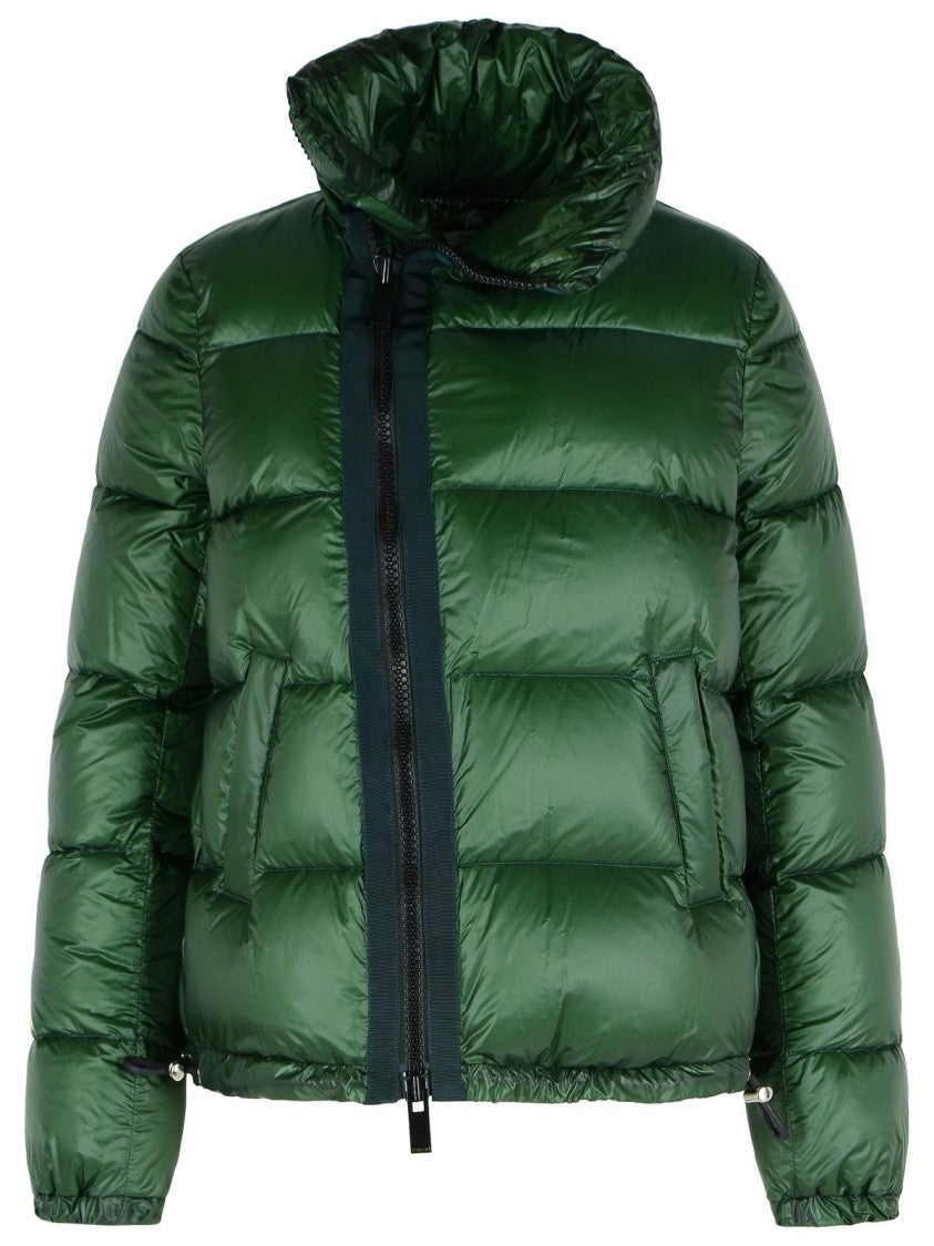 Sacai Green Polyamide Down Jacket