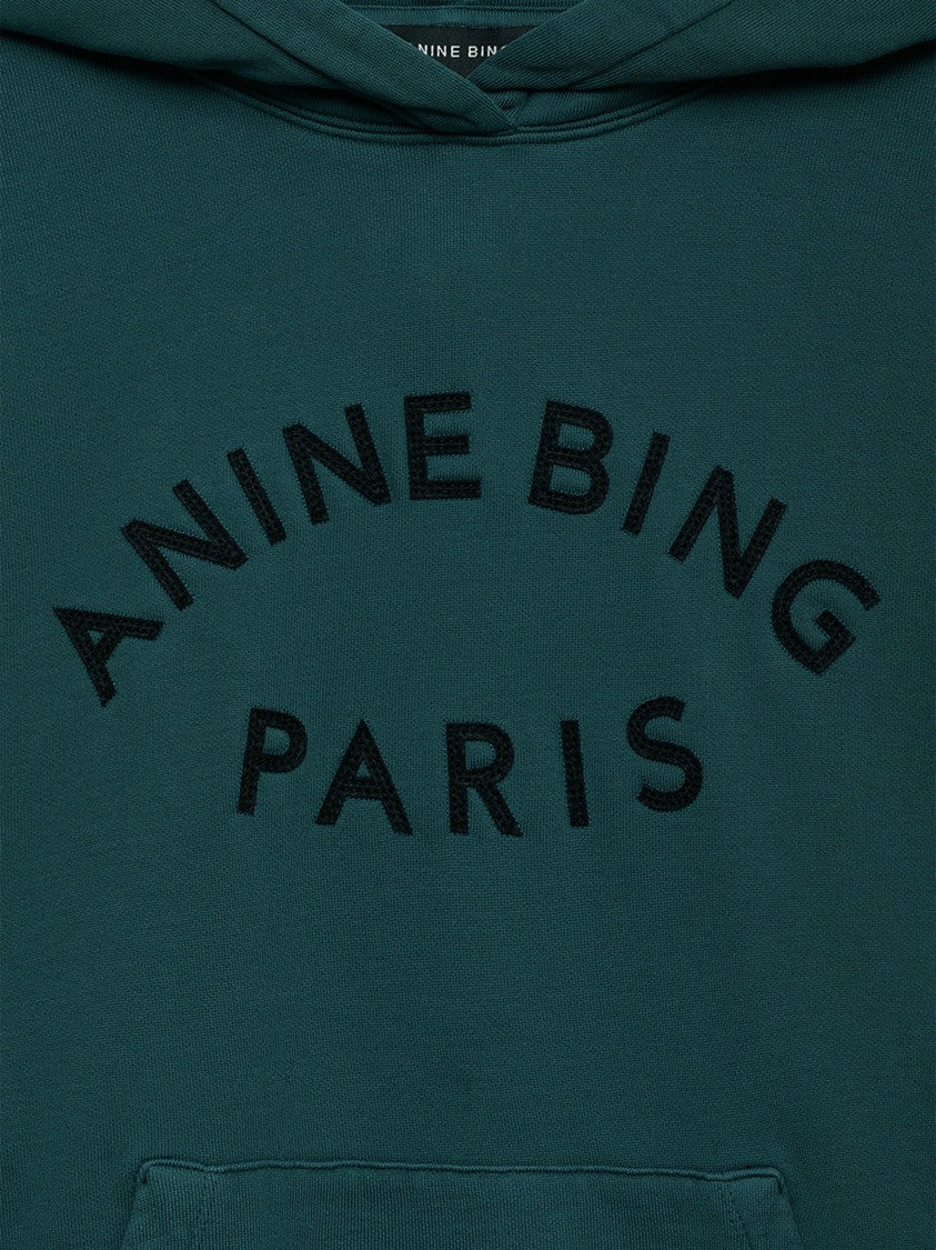 Anine Bing Oversized Deep Green Sweatshirt