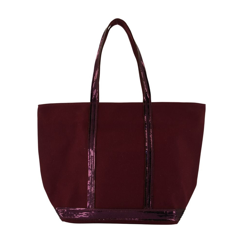 Vanessa Bruno L Zippe Shopper Bag - Cotton - Purple