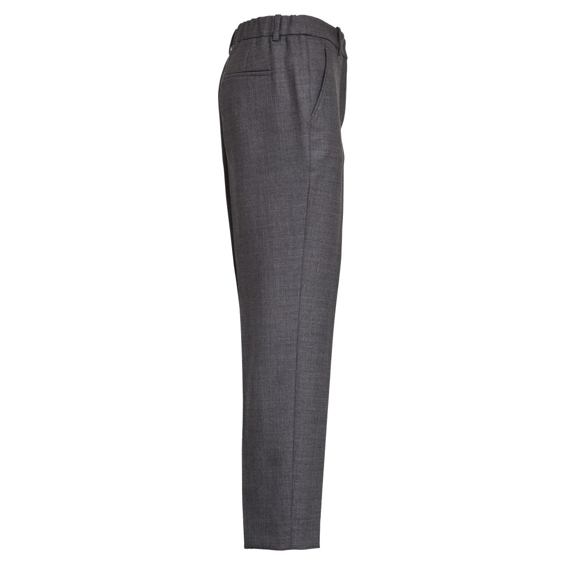 Incotex Straight-Leg Pants With Partially Elasticized Waistband