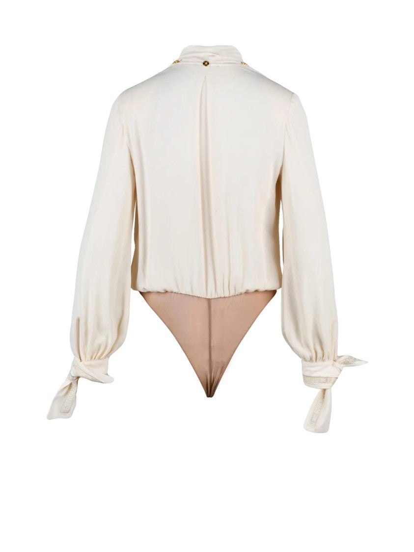 Elisabetta Franchi Butter Viscose Bodysuit