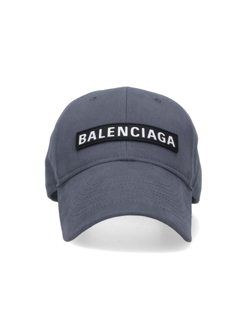Balenciaga Classic Grey Hat With Structured Brim
