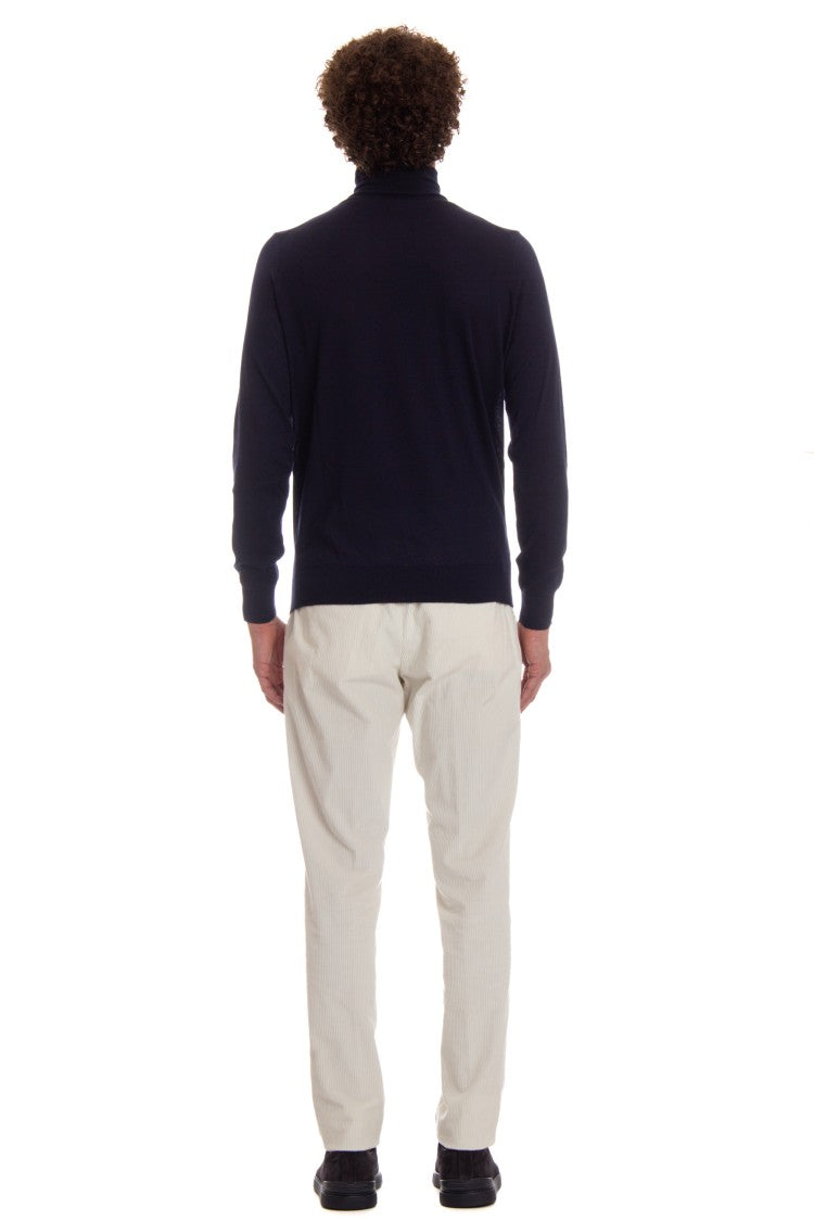 Colombo Cashmere-Silk Turtleneck Sweater