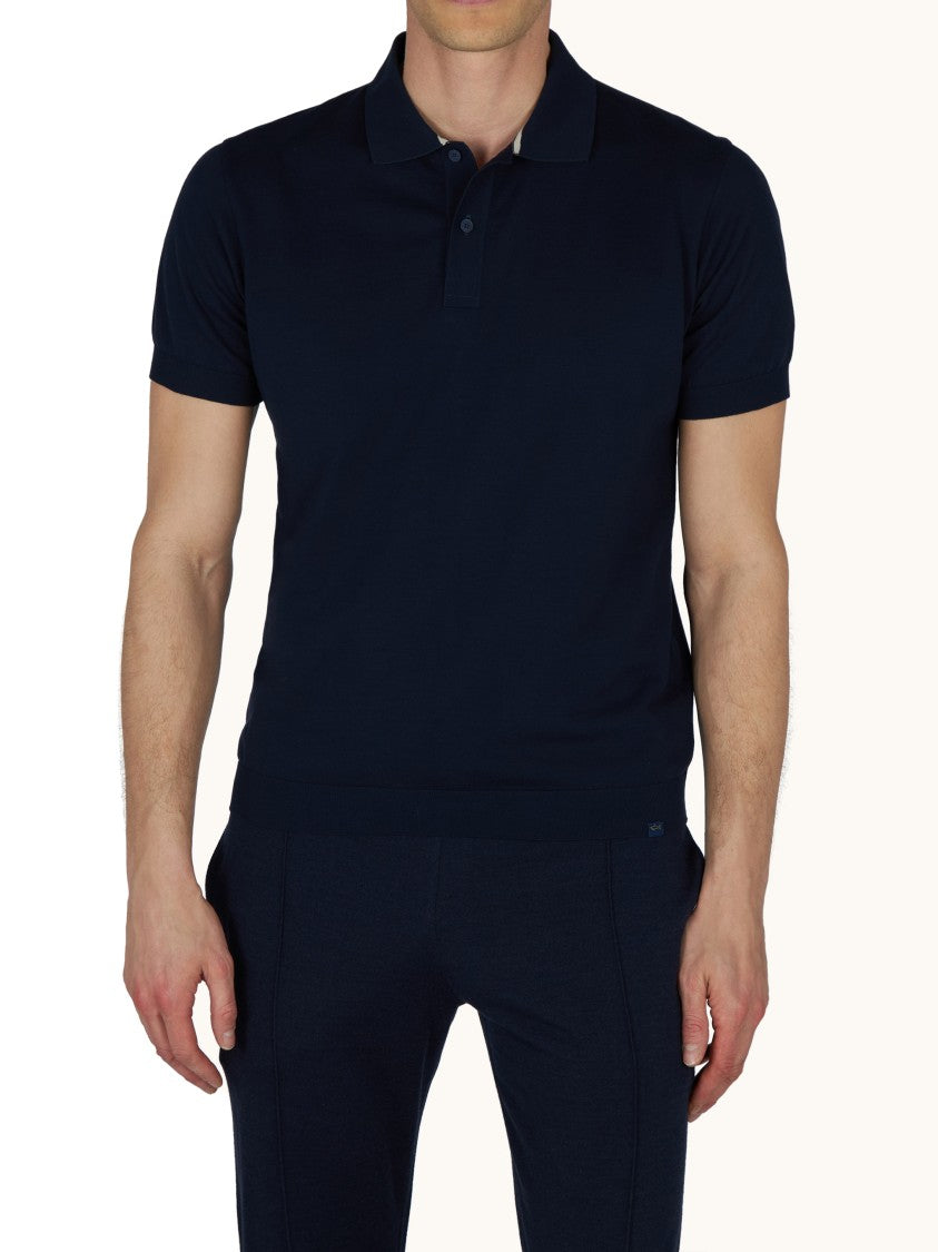 Paul & Shark Blue Buttons Classic Cotton Polo