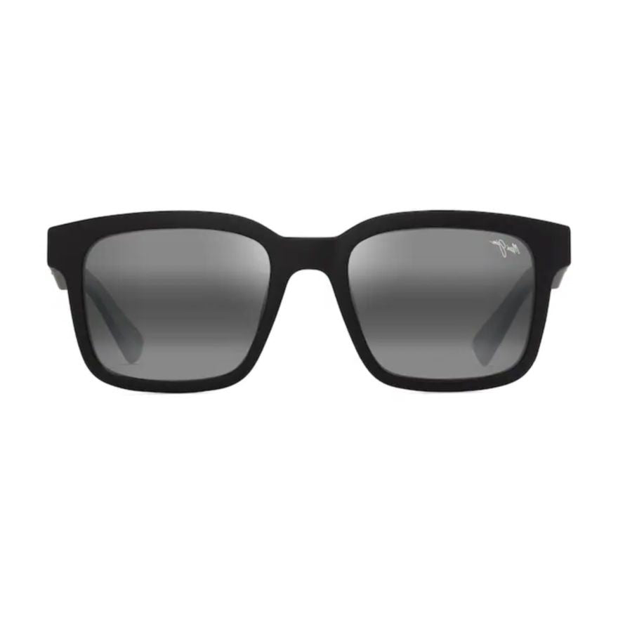 Maui Jim Matte Black Mj0659sa Rectangular Sunglasses