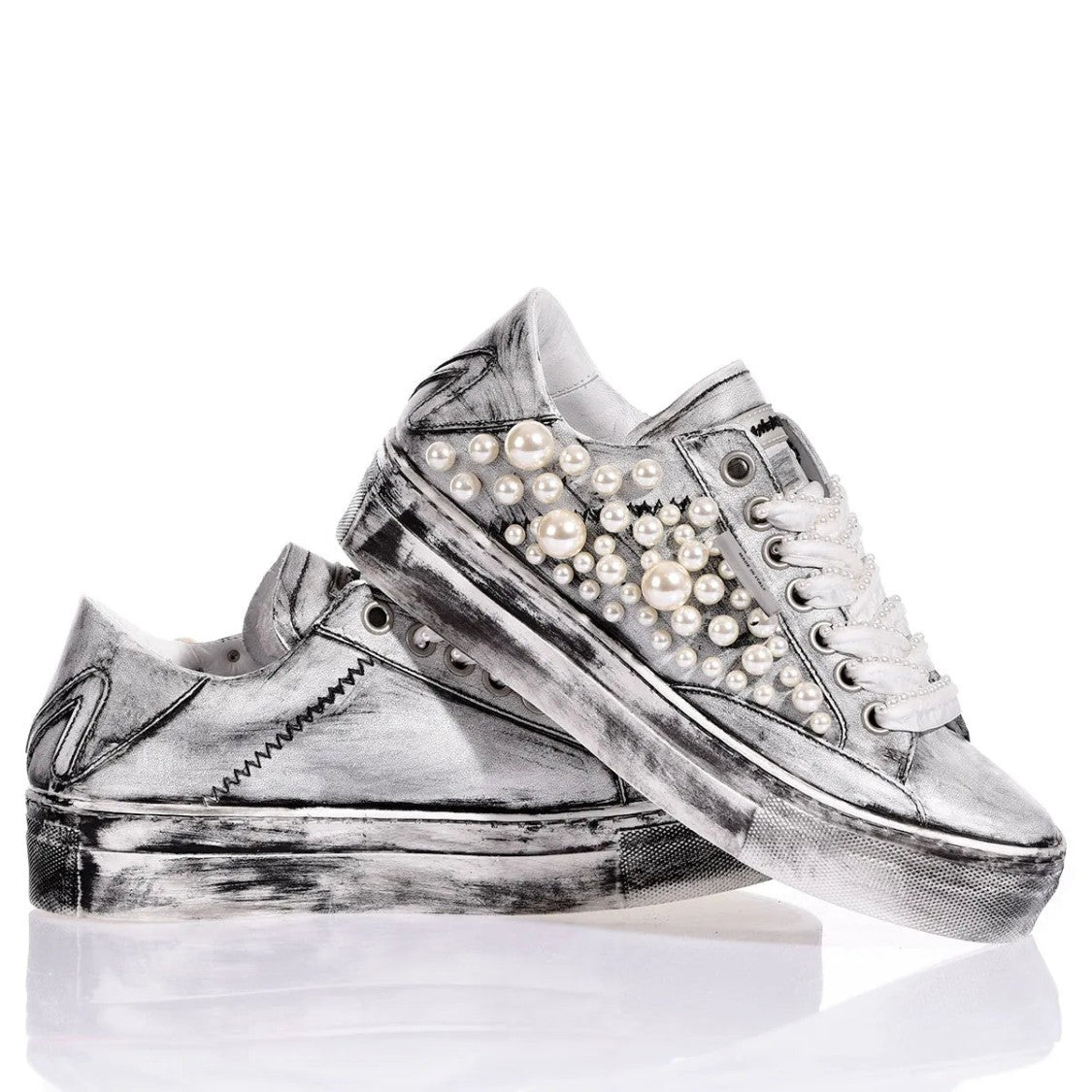 Mimanera Garage Platform Pearls Sneakers