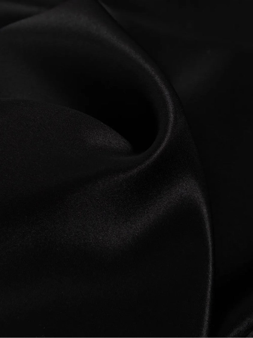 Saint Laurent Foulard Rectangular Satin Silk Scarf
