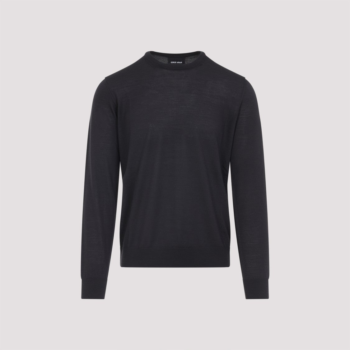 Giorgio Armani Wenge Grey Virgin Wool Sweater