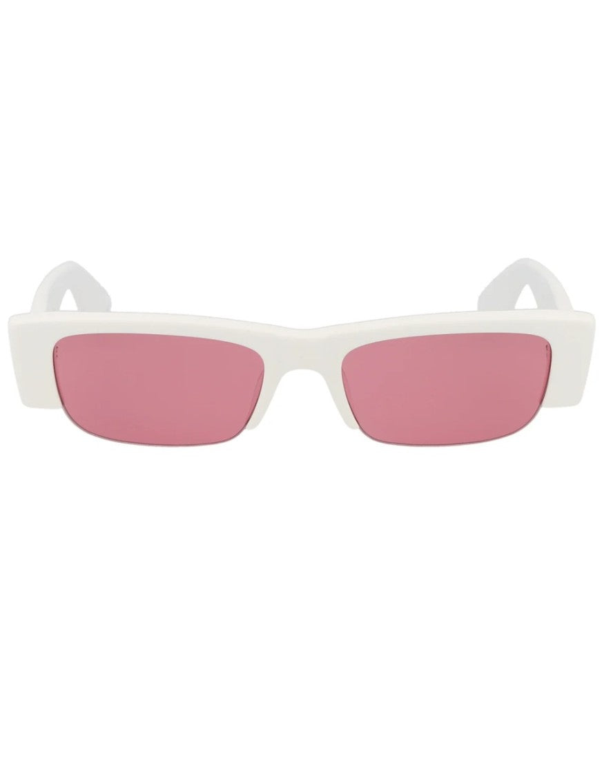 Alexander Mcqueen Bold Angular Frame Sunglasses