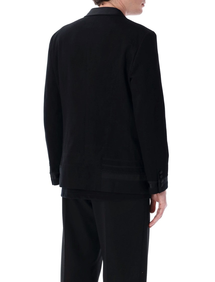 Junya Watanabe Double-Breasted Structured Smoking Jacket