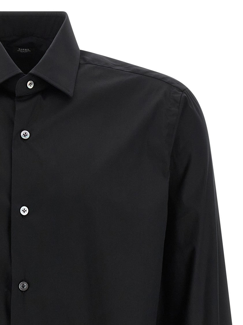 Barba Stretch Cotton Shirt