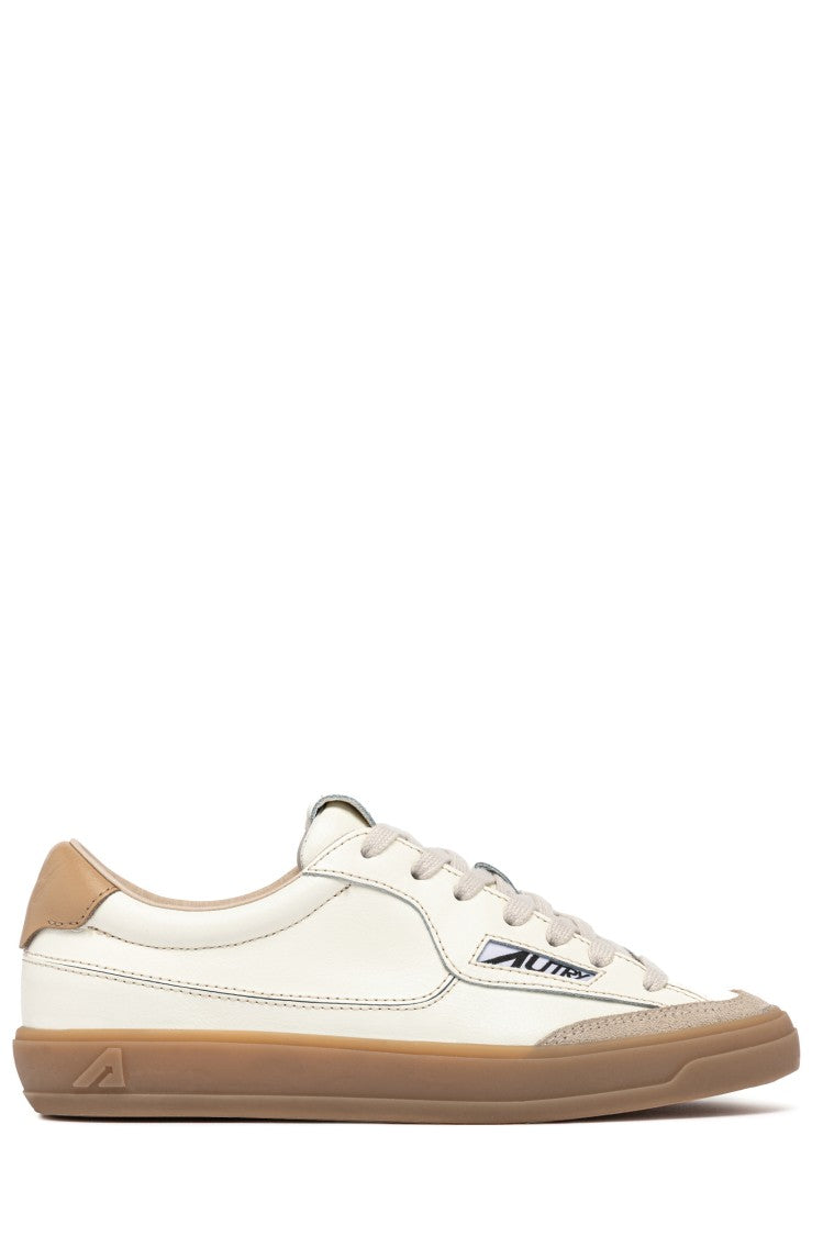 Autry Hazelnut Windscape Suede Leather Sneakers