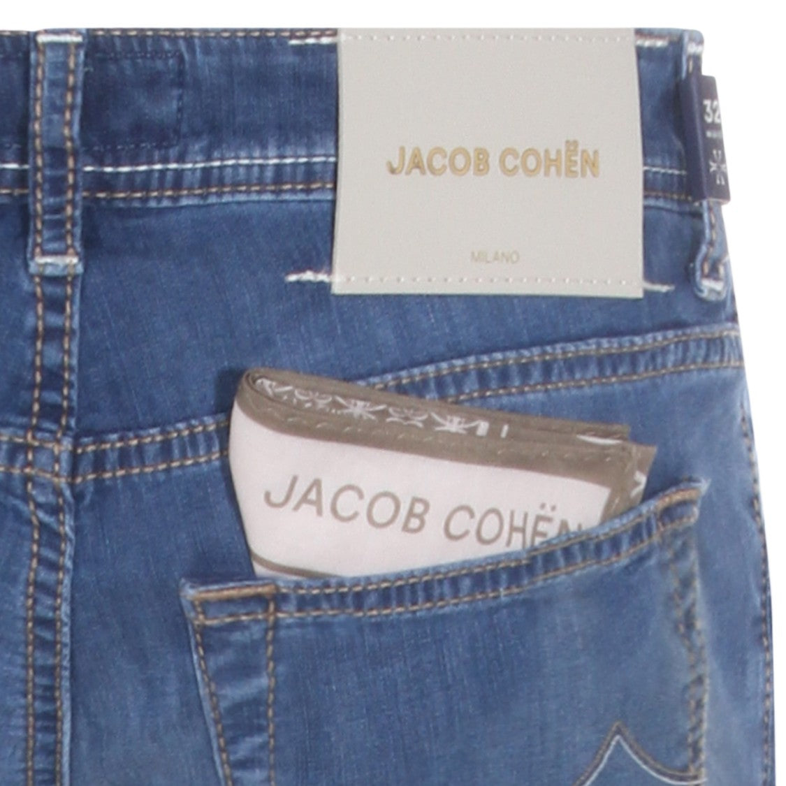 Jacob Cohen Straight-Legged Denim Jeans With Five-Pocket Design