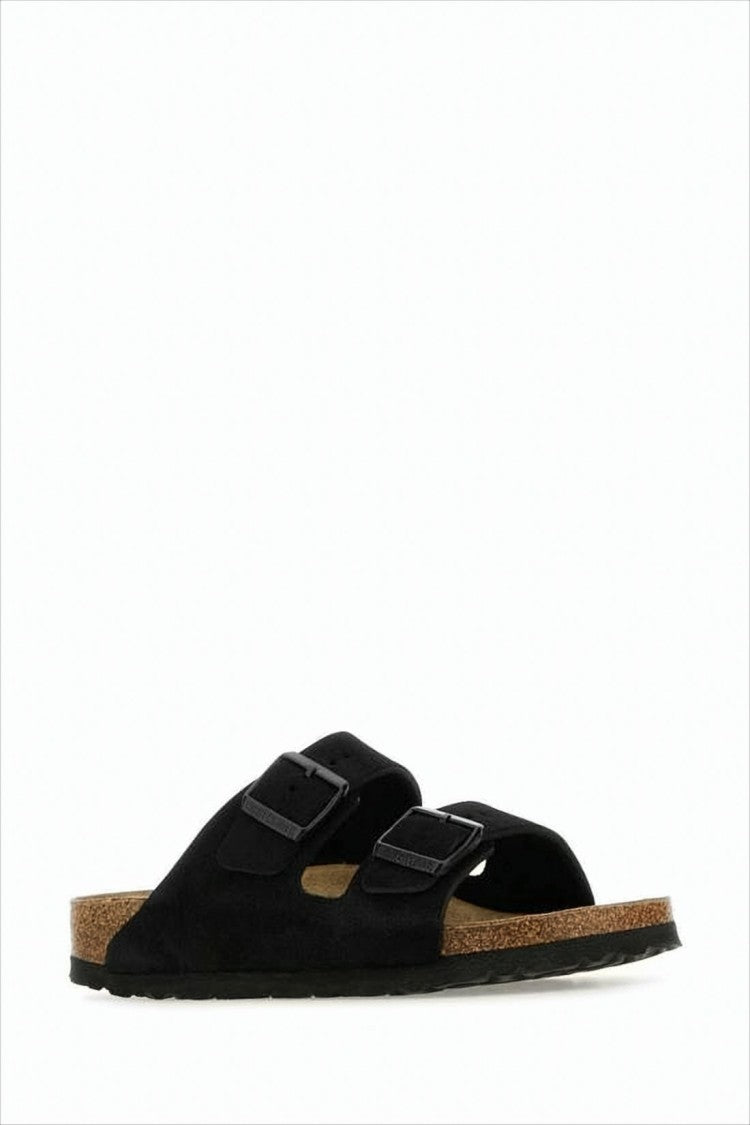 Birkenstock Classic Black Sandals With Adjustable Straps