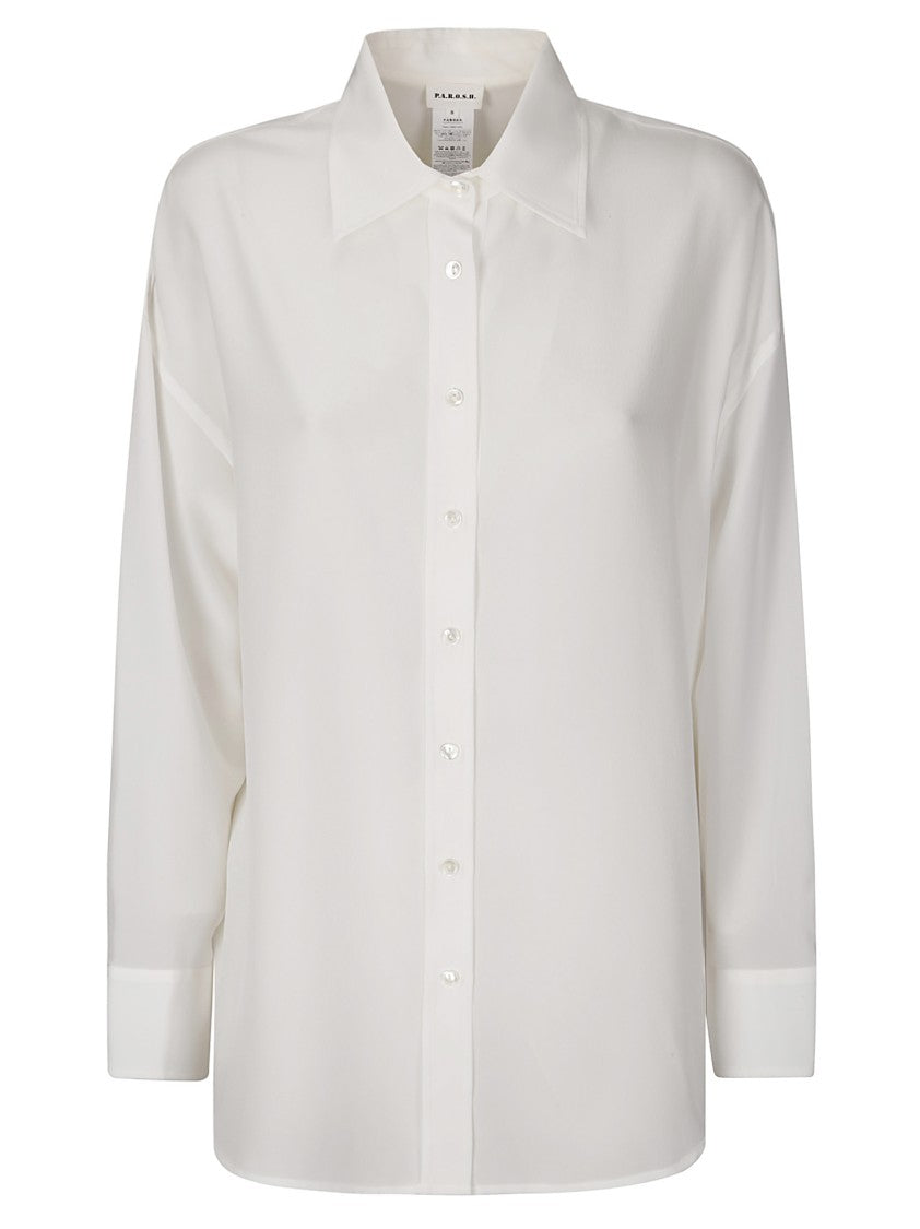 P.A.R.O.S.H. Silk Long Sleeve Shirt