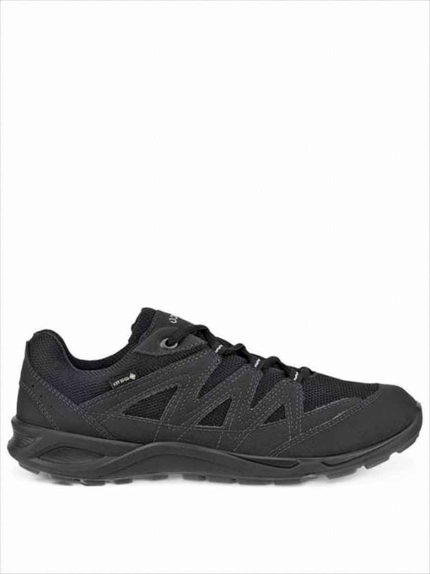 Ecco Gore-Tex Enhanced Black Sneakers With Design