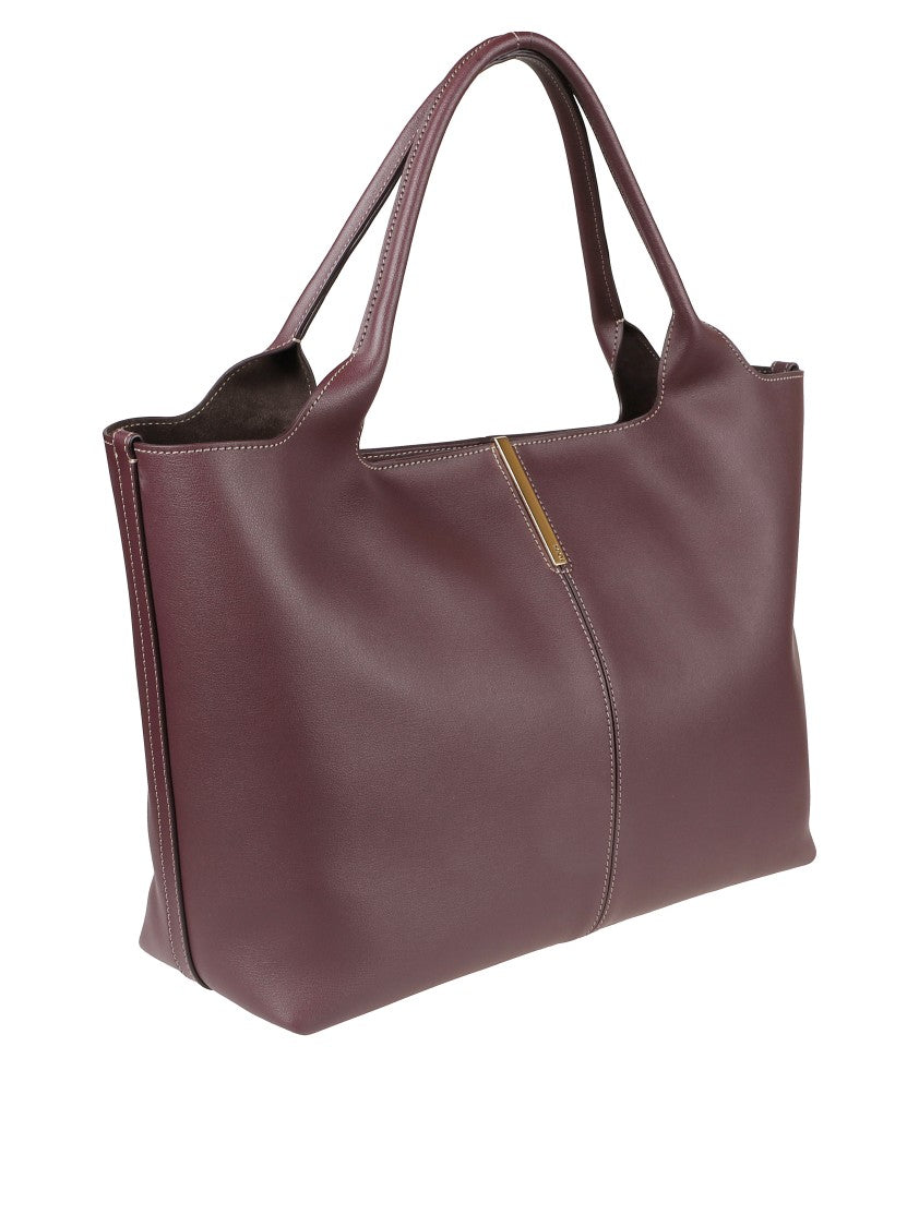 Tod's Structured Tote Bag With Smooth Matte Finish