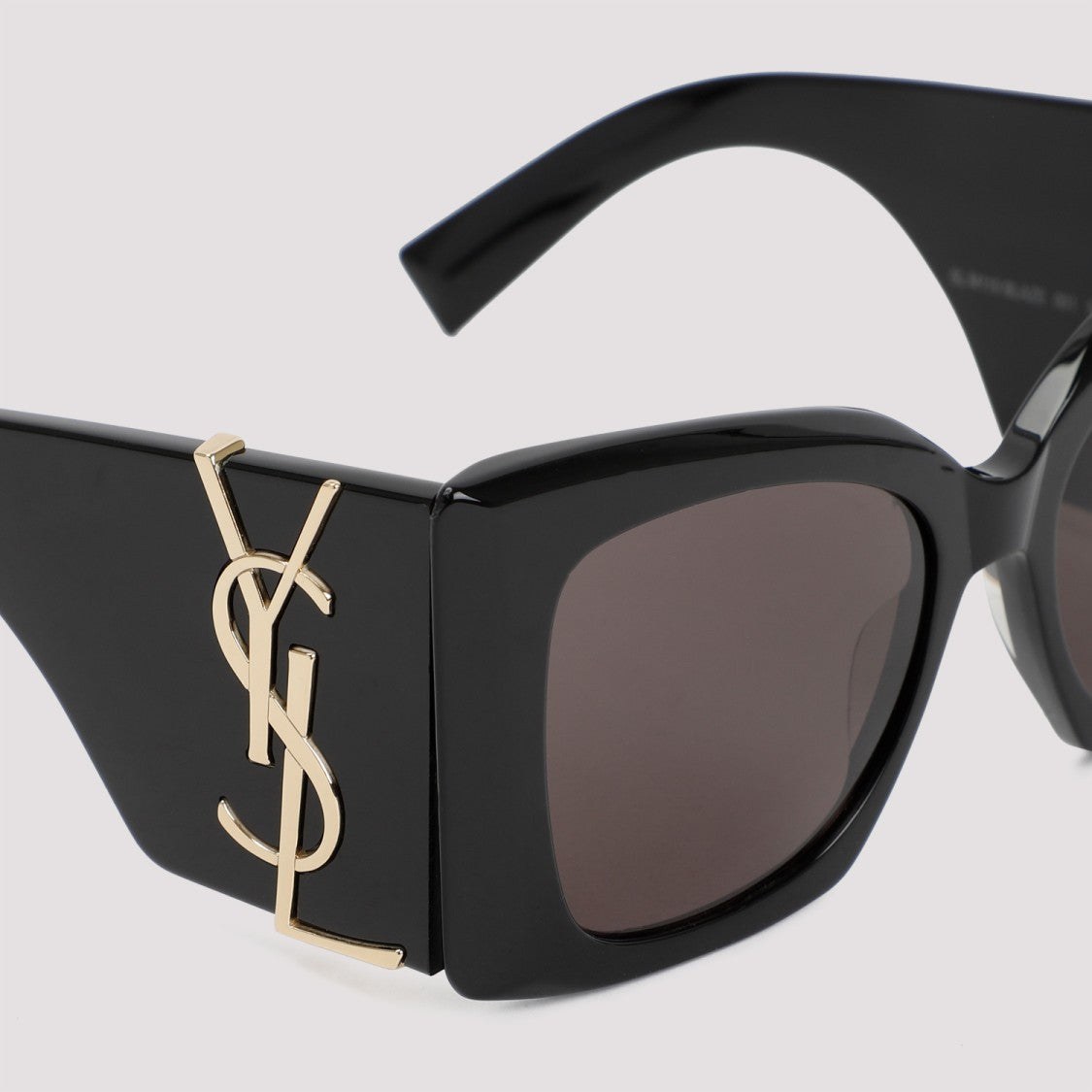 Saint Laurent Oversized Black Acetate Sunglasses