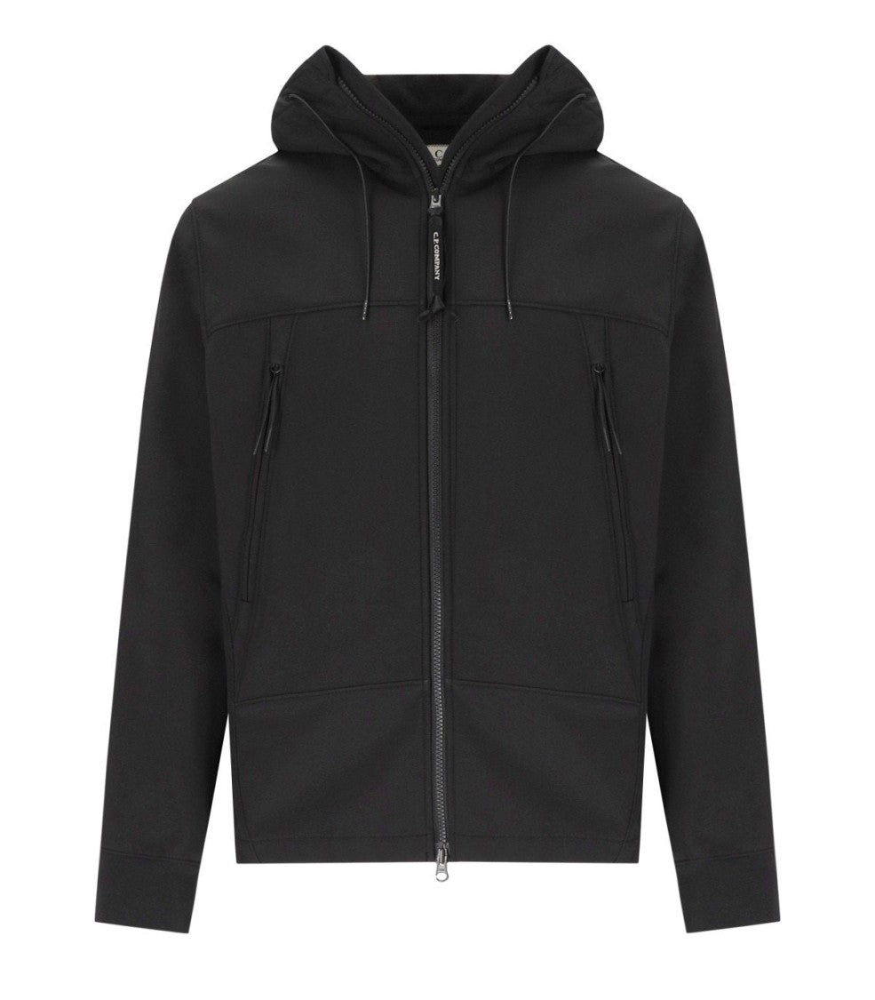 C.P. Company C.P. Shell-R Goggle Black Hooded Jacket
