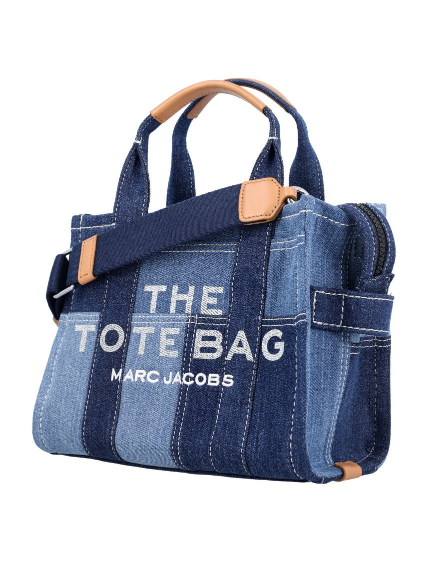 Marc Jacobs Denim Patchwork Small Tote Bag