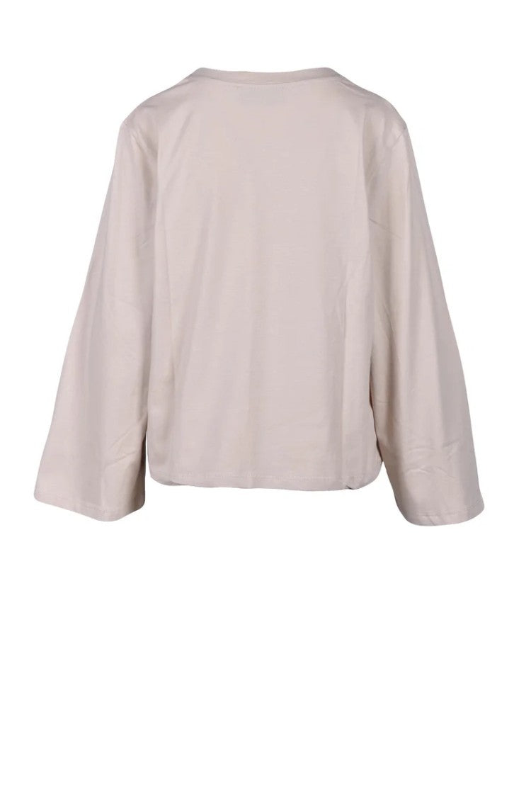 Wild Cashmere Beige Cotton And Elastane T-Shirt