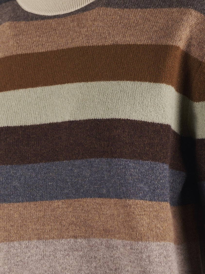 Tory Burch Relaxed Fit Merino Wool Turtleneck Sweater