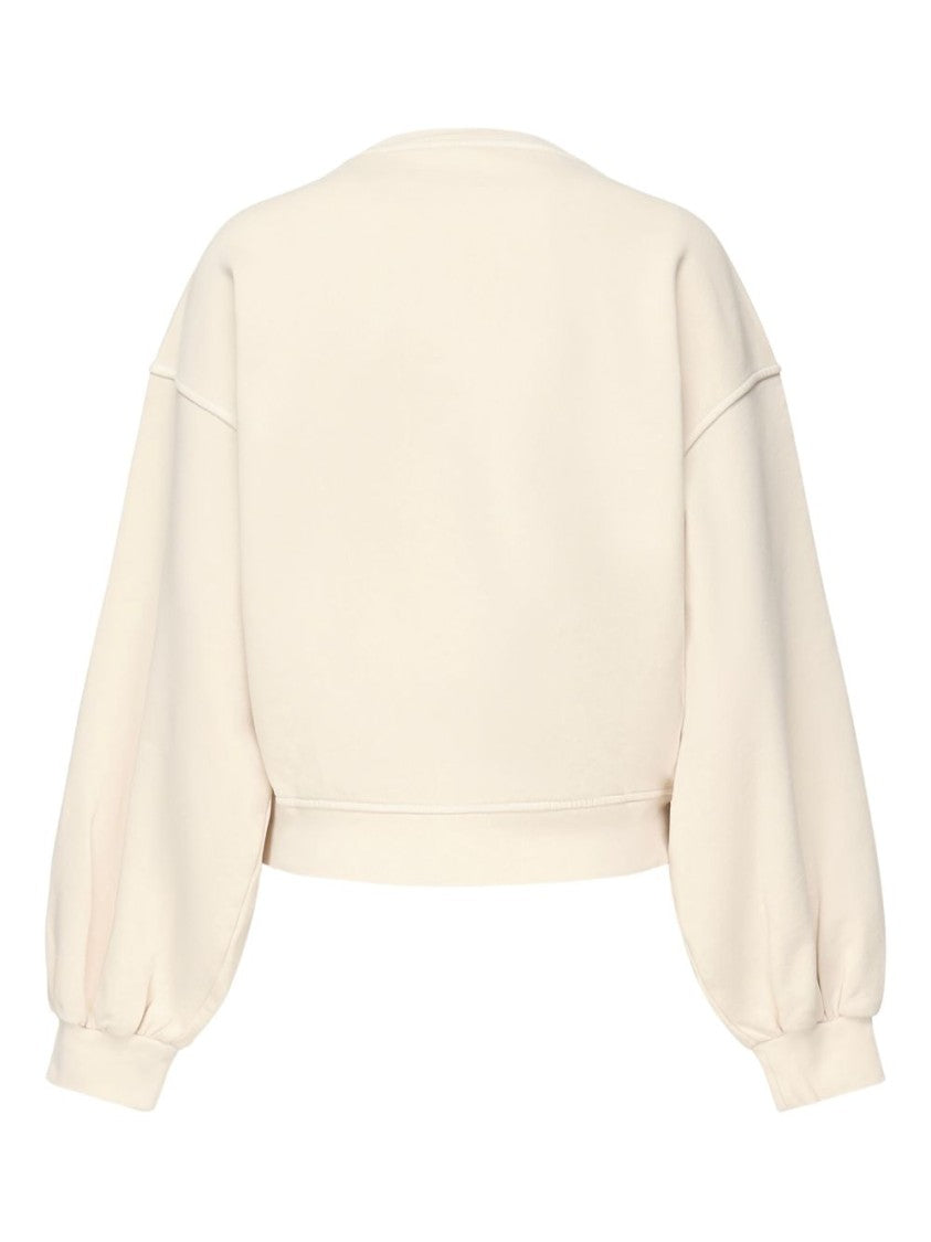 Pinko Relaxed-Fit Sweatshirt With Love Birds Embroidery