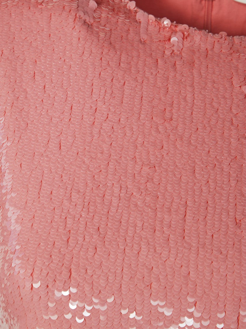 J. W. Anderson Shimmering Sleeveless Mini Shift Dress