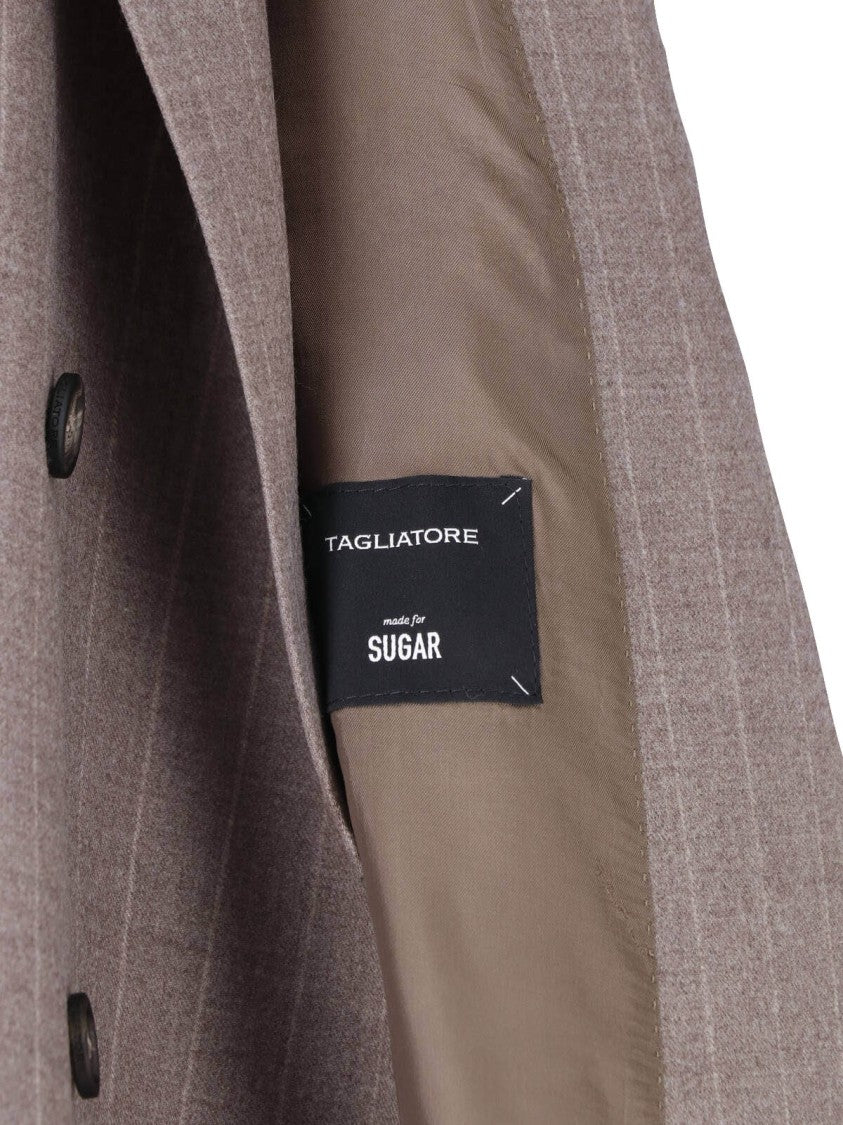 Tagliatore Double-Breasted Wool Suit With Classic Lapels And Tailored Fit