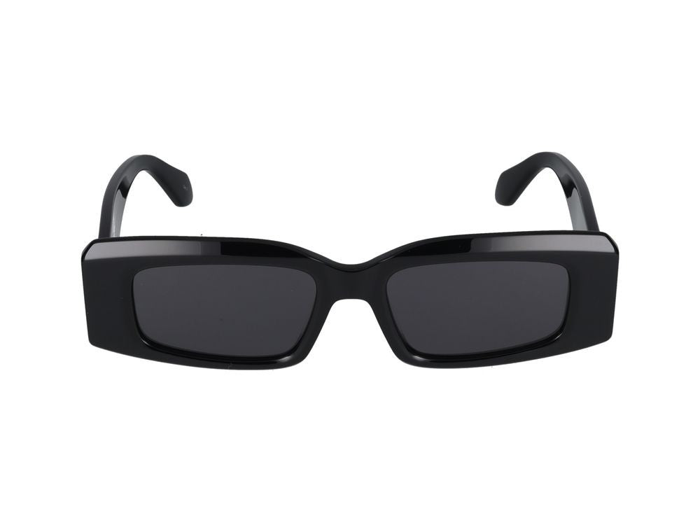 Azzedine Alaïa Black Bold Oversized Rectangular Sunglasses