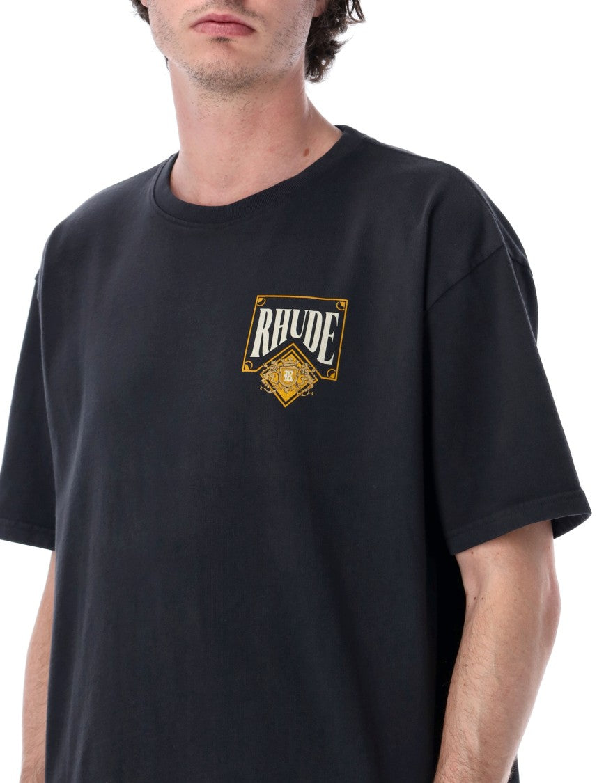 Rhude Playing Card Black Cotton Tee