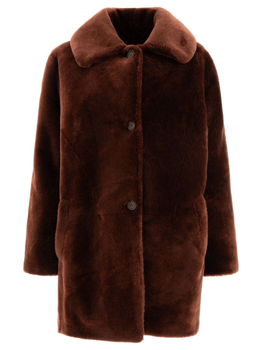 B&W Rich Brown Wool Coat