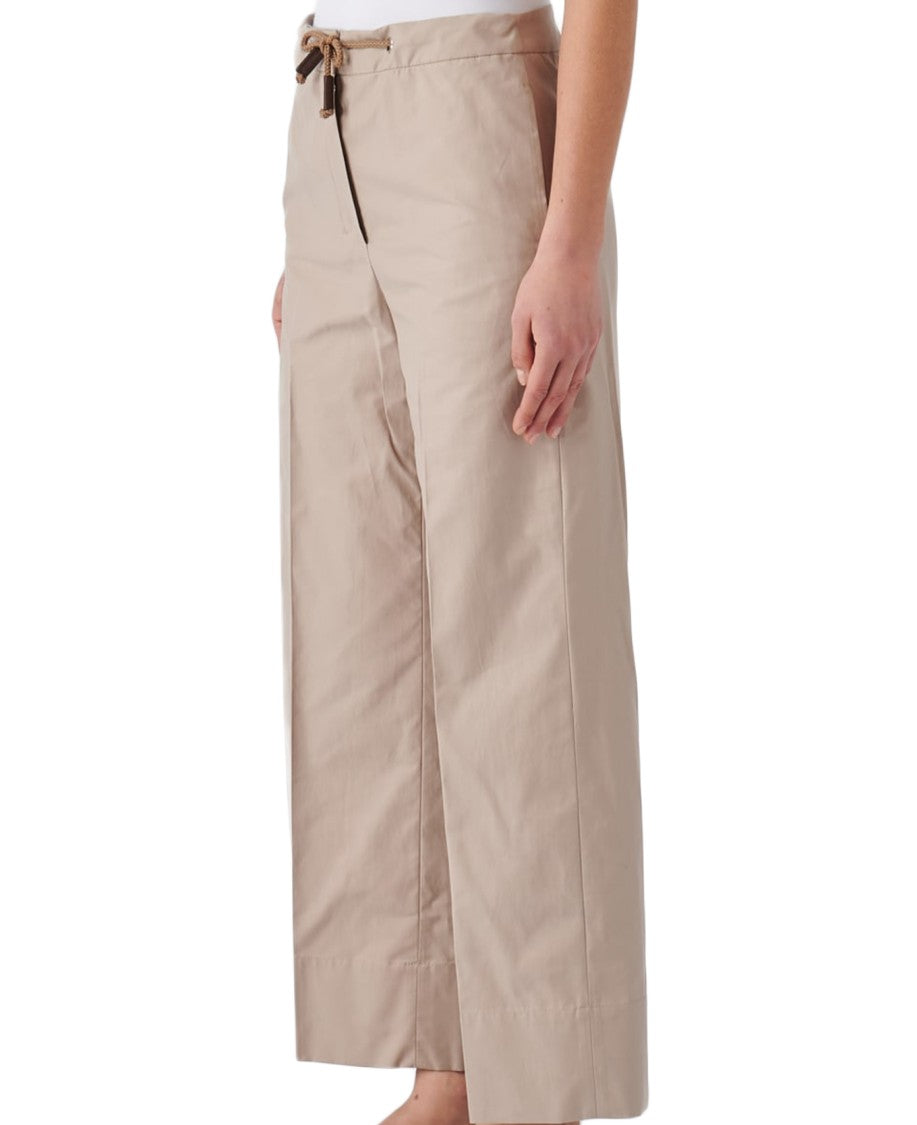 Max Mara Relaxed Fit Straight-Leg Pants With Drawstring Closure