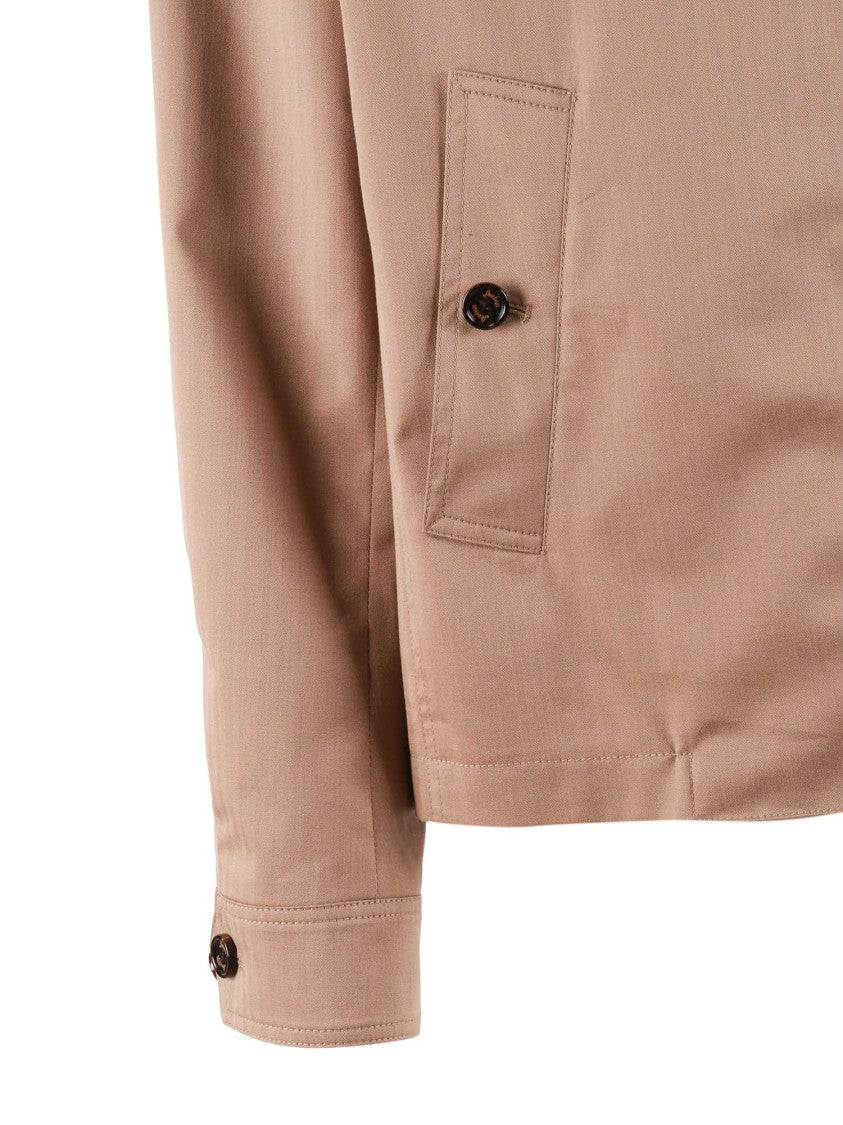 Sealup Brown Blouson Diogene Wool Jacket