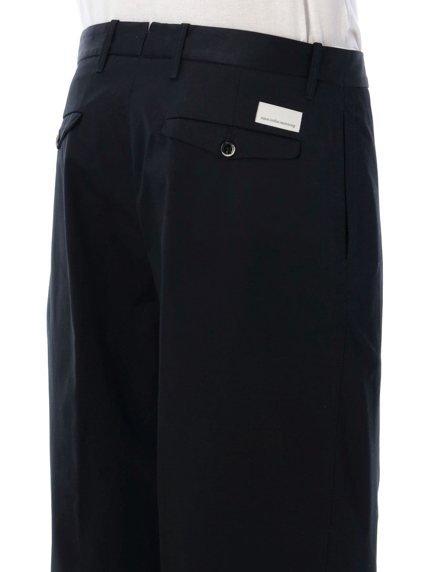 Nine In The Morning Thiago Chino Wide Leg Pants