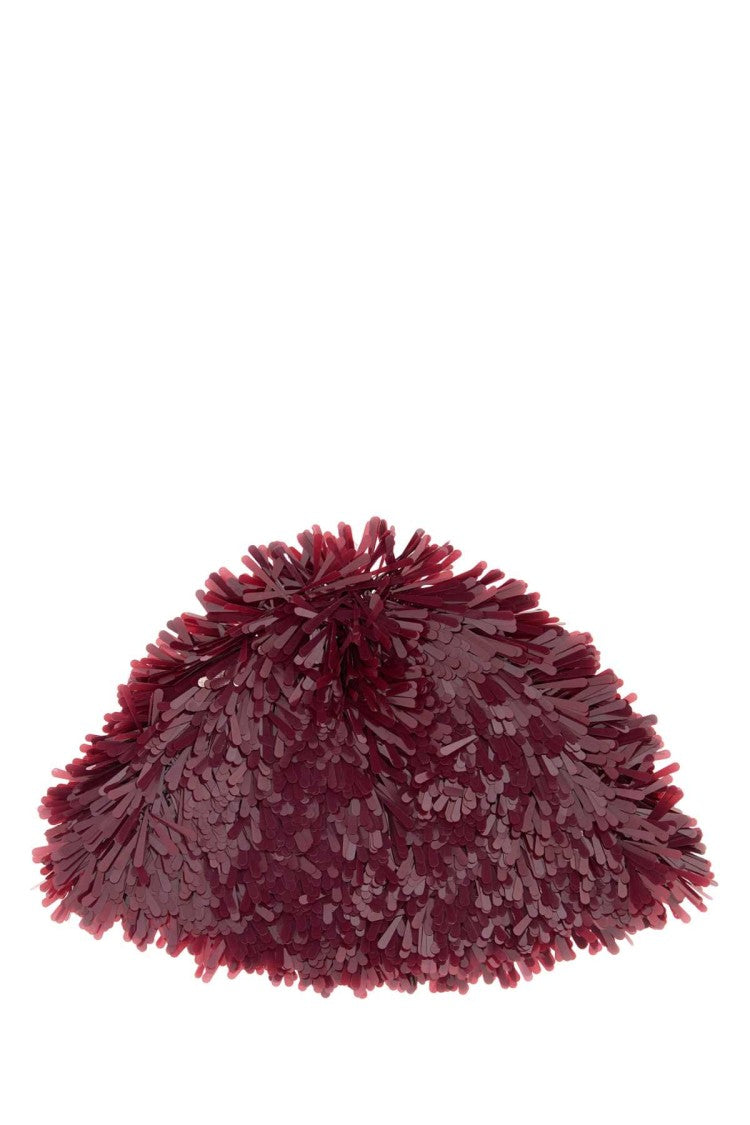 Alanui Bordeaux Polyvinyle Blend Sunset On Manhattan Beanie Hat