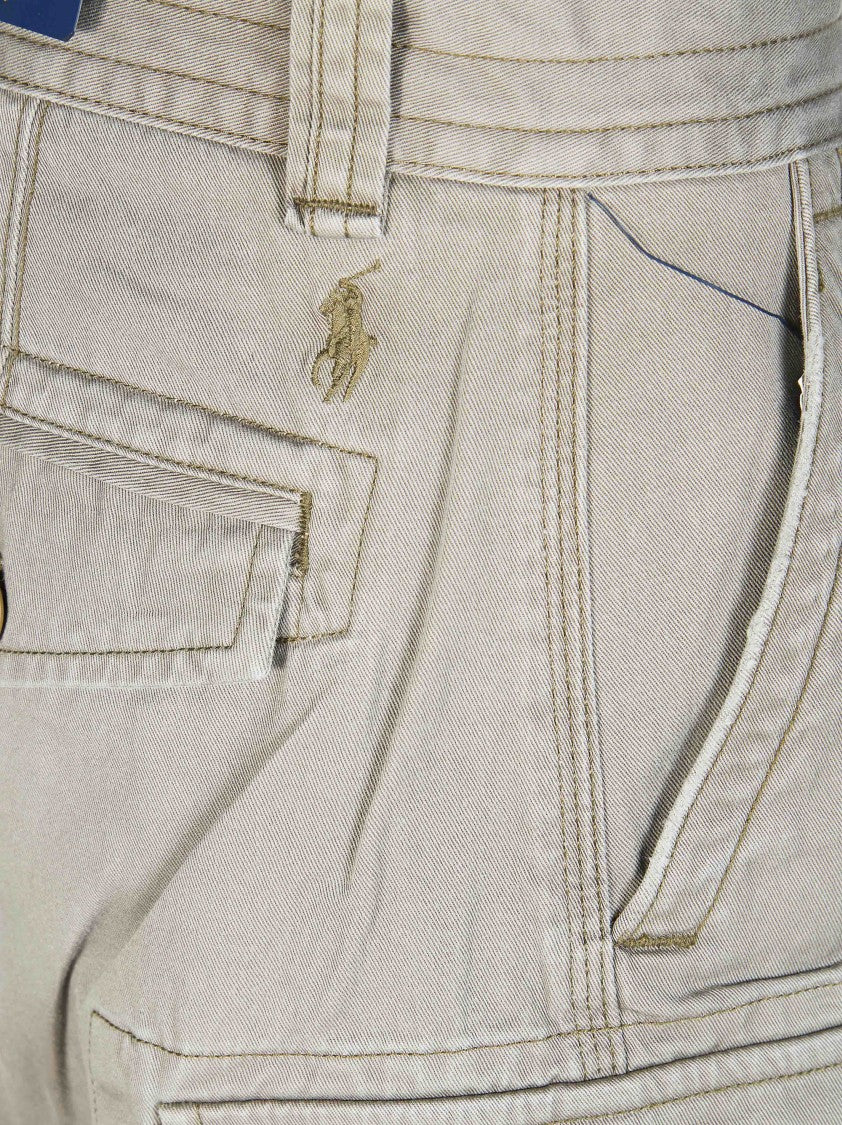 Polo Ralph Lauren Neutral Multiple Pockets Bermuda Cargo Shorts
