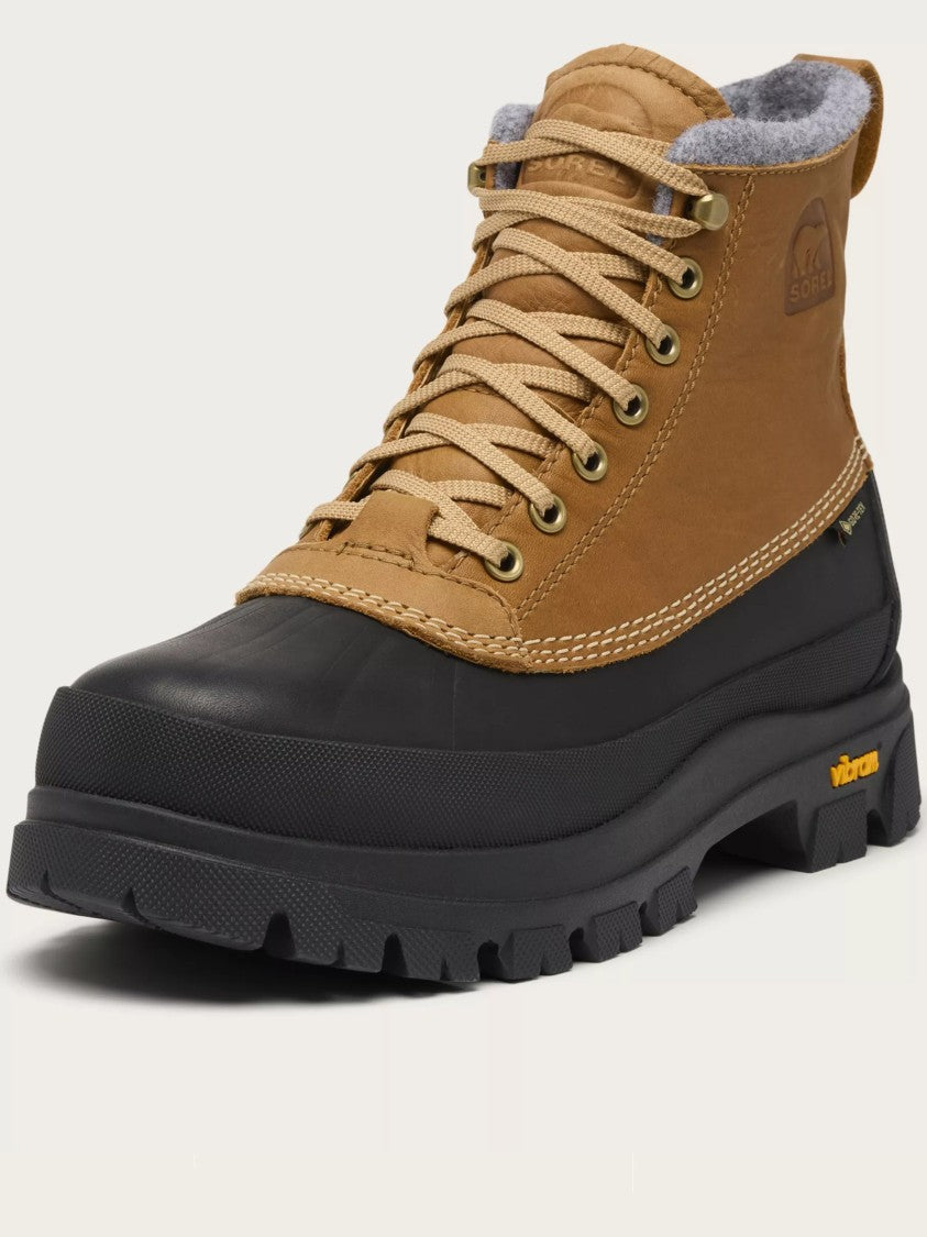 Sorel Daystorm Horizon Gtx Brown Leather Rubber Boots