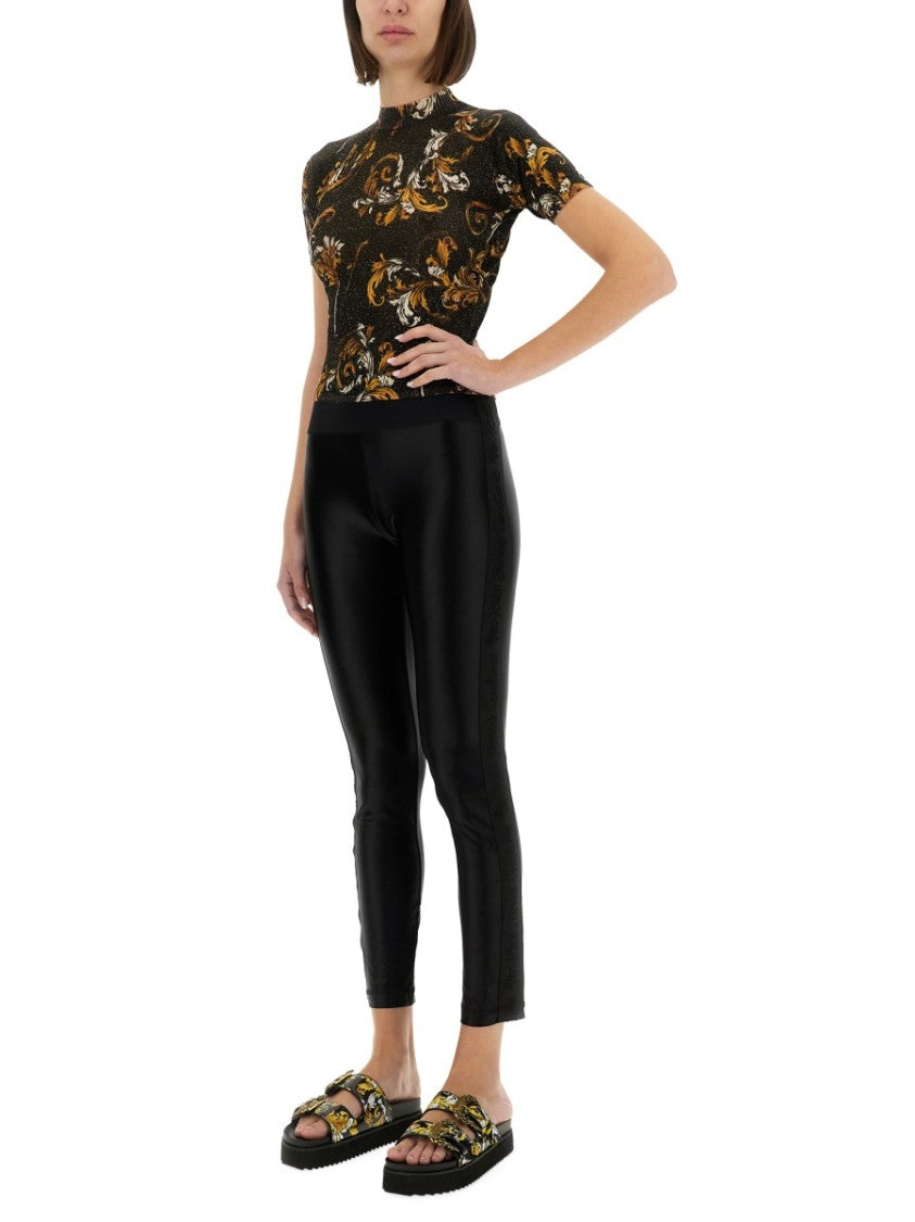 Versace Jeans Couture Outline Baroque Knitted T-Shirt