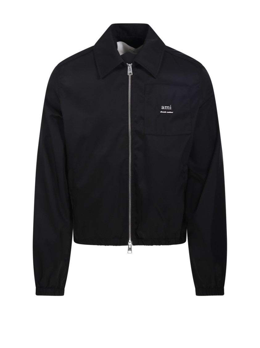 Ami Black Zipped Jacket