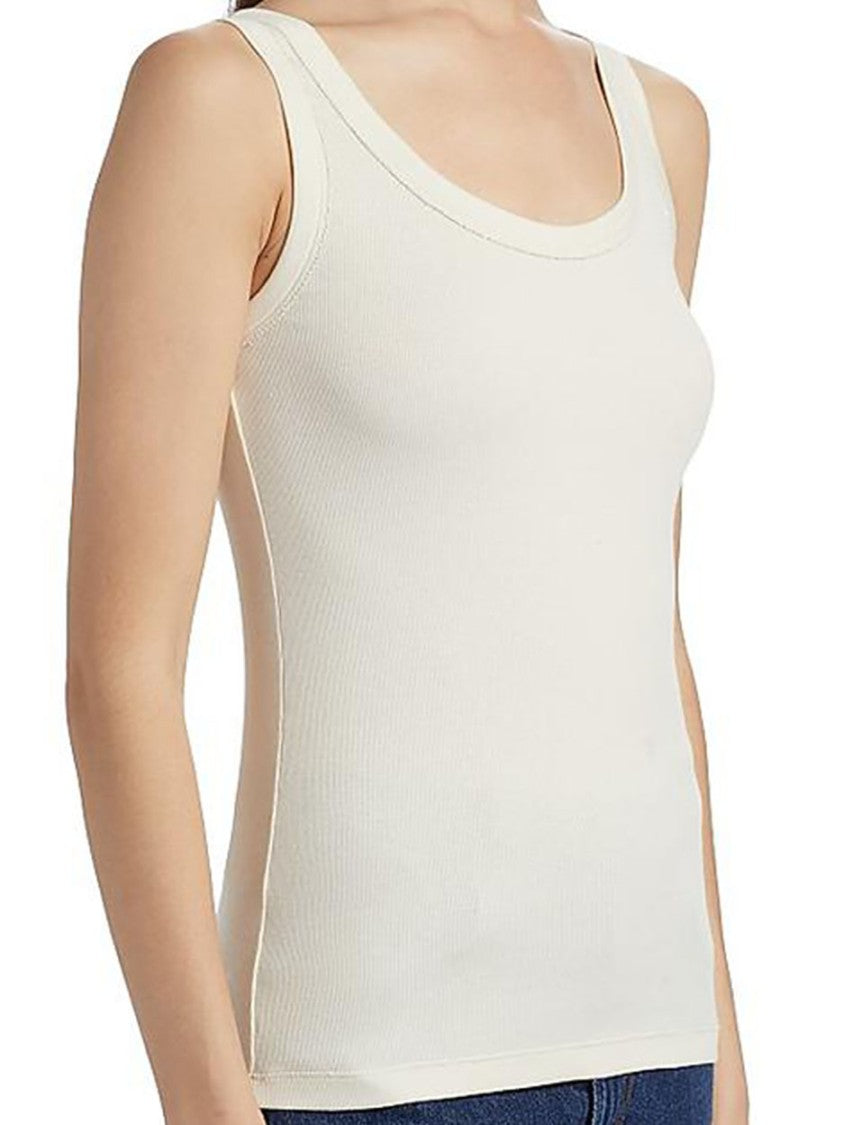 Lemaire Scoop Neck Rib Knit Tank Top