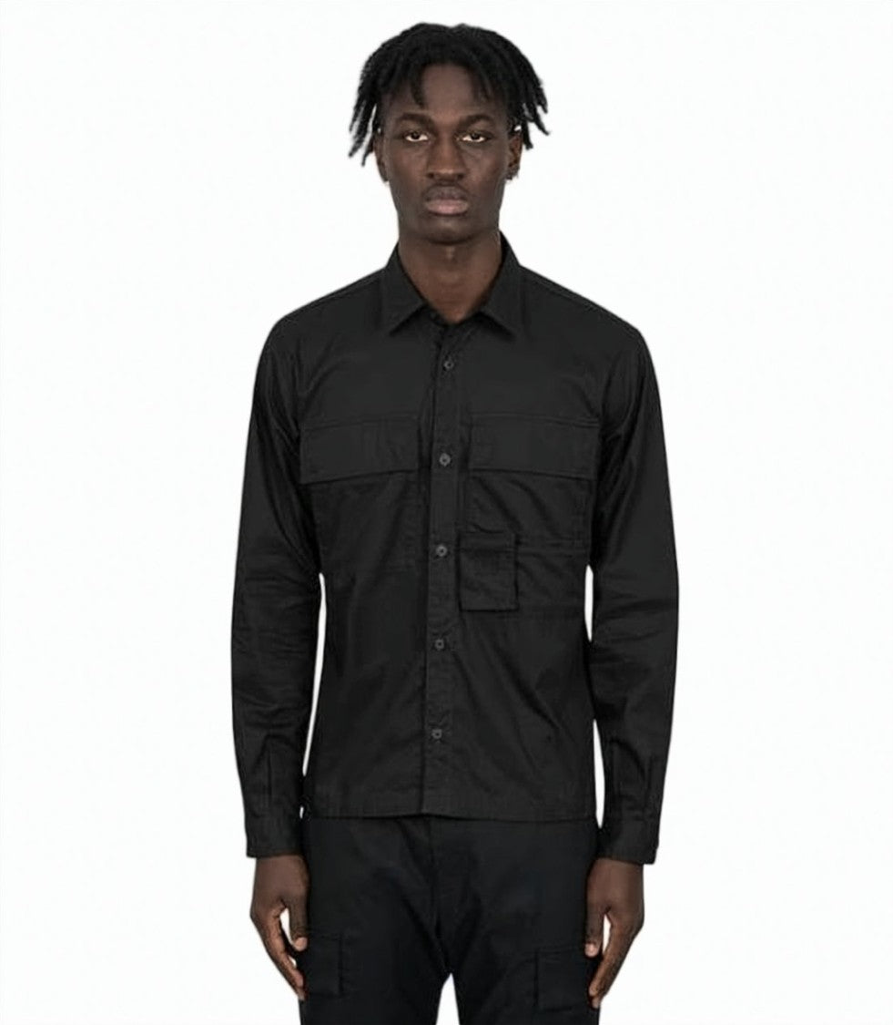 C.P. Company Long-Sleeve Utilitarian Shirt With Classic Collar